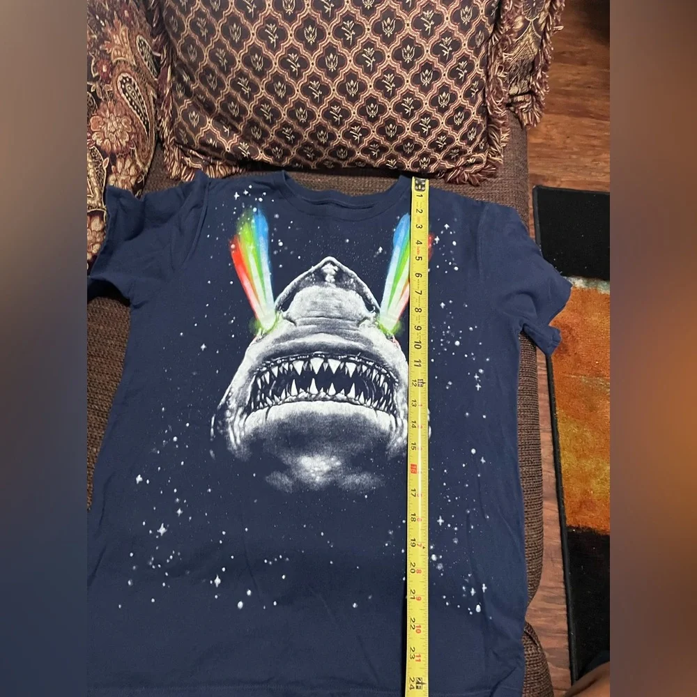 VGUC Children’s Place Boy’s Shark Graphic Tee - Sz XXL/16